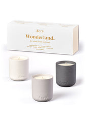 Aery Wonderland Set of Three Votive Candles