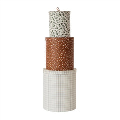 OYOY Mini Round Multi Storage Box - Set of 3