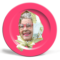 Art Wow Casual Queen Plate by Beverley Rae