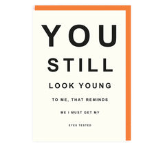 Ohh Deer - Get My Eyes Tested Greeting Card