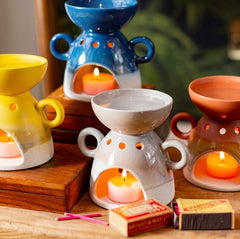 Sass & Belle Mojave Grey Glaze Oil Burner