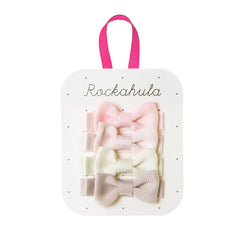 Rockahula Moonlight Mini Bow Clips