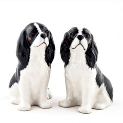 Quail Ceramics Cavalier King Charles Salt & Pepper Shakers
