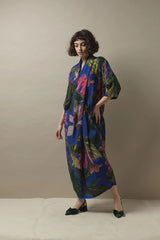 One Hundred Stars Crepe Rachel Dress Magnolia Purple