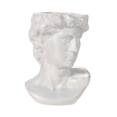 Sass & Belle Large Greek Head Vase White