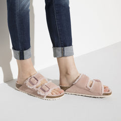 Birkenstock Arizona Shearling - Light Rose