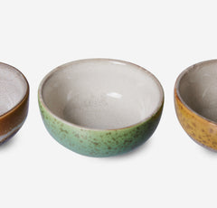 HKliving Ceramics Bowls - Set of 4