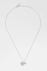 Estella Bartlett - Silver Plated Star Concave Necklace