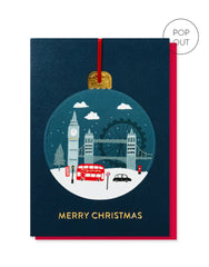Stormy Knight London Pop-out Bauble Card