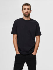 Selected Homme Relax T-Shirt Black