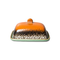 HKliving 70's Ceramics Butter Dish - Meteor