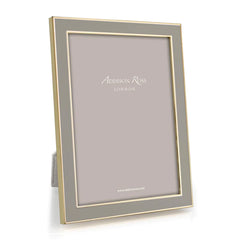 Addison Ross Taupe Enamel & Gold Frame