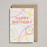 Petra Boase Happy Birthday Streamers Card