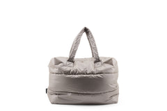 Tinne + Mia Camill Puffy Weekend Bag - Greige Gold