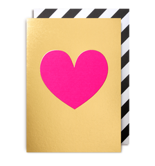 Lagom Pink Heart Card