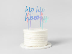 Meri Meri Hip Hip Hooray Cake Topper