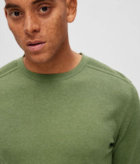 Selected Homme - Vineyard Green Long Sleeve Knitted Jumper