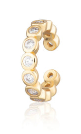 Scream Pretty - Gold Plated Bezel Ear Cuff