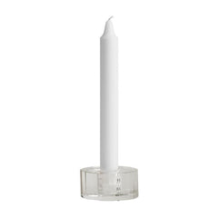 OYOY Living Nordic Glass Candleholder - Low Facet