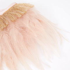 Meri Meri Peach Feather Capelet