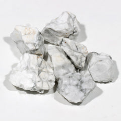 Lotus & Lapis Howlite Rough - In Cotton Bag