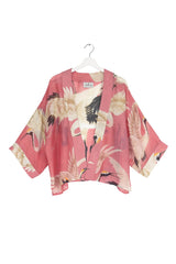 One Hundred Stars Lipstick Pink Stork Kimono