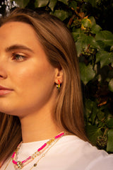 My Doris Rainbow Swirl Hoops