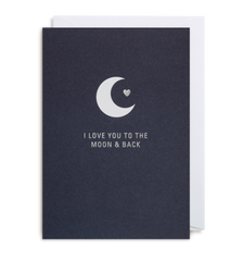 Lagom Design Moon And Back Card