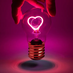 Cordless Heart Lightbulb