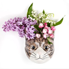 Quail Ceramics Millie Cat Petit Wall Vase