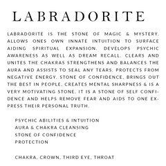Lotus & Lapis Labradorite Amulet