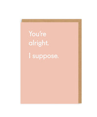 Ohh Deer - You're Alright Greeting Card