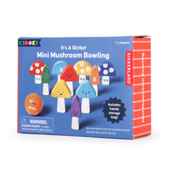 Kikkerland - Kidoki It’s a Strike! Mini Mushroom Bowling Game