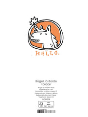Roger La Borde Unicorn Happy Birthday Card