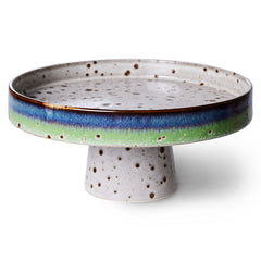 HKliving 70's Ceramics Bowl On Base - Comet
