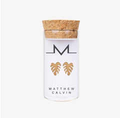 Matthew Calvin Monstera Stud Earrings