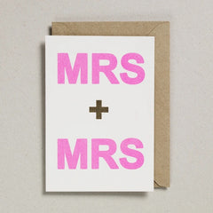 Petra Boase Mrs & Mrs Card