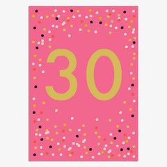 Think Of Me - Age 30 Birthday Card