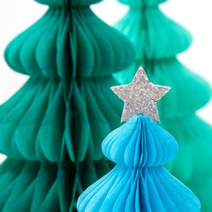 Meri Meri Rainbow Forest Honeycomb Decorations (set of 10)