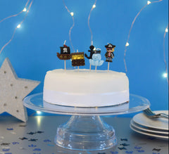Smiling Faces Pirate Cake Candles