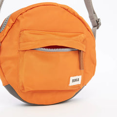 Roka Paddington B Sustainable Small Burnt Orange Crossbody Bag