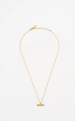 Estella Bartlett T Bar Necklace Gold Plated