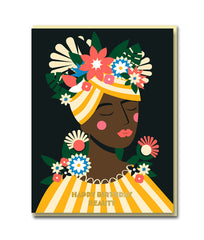 Flower Girl Birthday Card - 1973