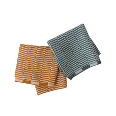 OYOY Living Stringa Dishcloth Caramel / Minty - Set of 2