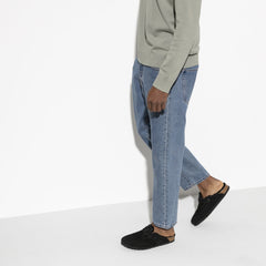 Birkenstock Boston Shearling - Suede Leather Black