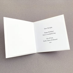 Age 6 Space Birthday Card with Paper Confetti - Paper Shakies by James Ellis