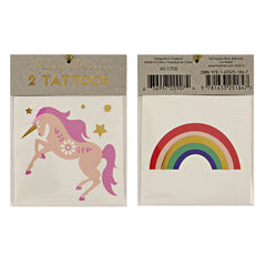 Meri Meri Unicorn Tattoo - Set of 2