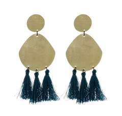 Just Trade Tassel Trio Earrings