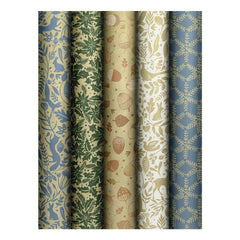 Stewo Giftwrap - Peaceful Season Rollwrap - 2m - Various Patters Available