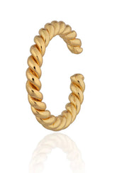 Scream Pretty - Gold Plated Twisted Ear Cuff